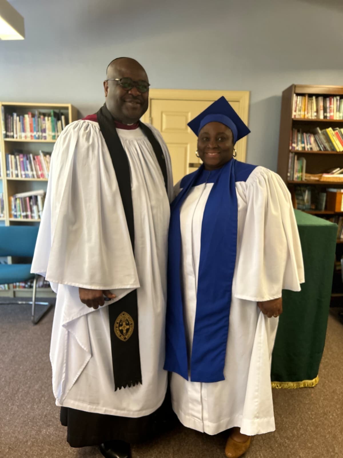 Worship service at Anglican Church of Restoration